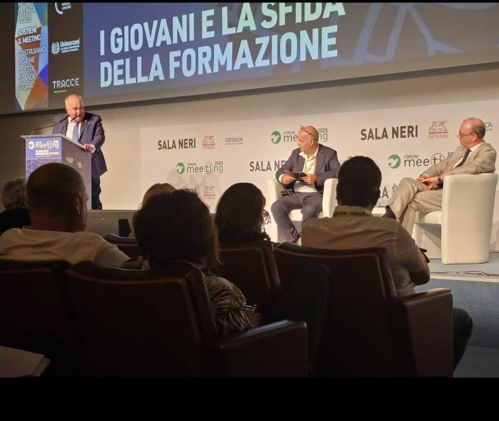 Torrielli e Valditara evento Meeting Rimini